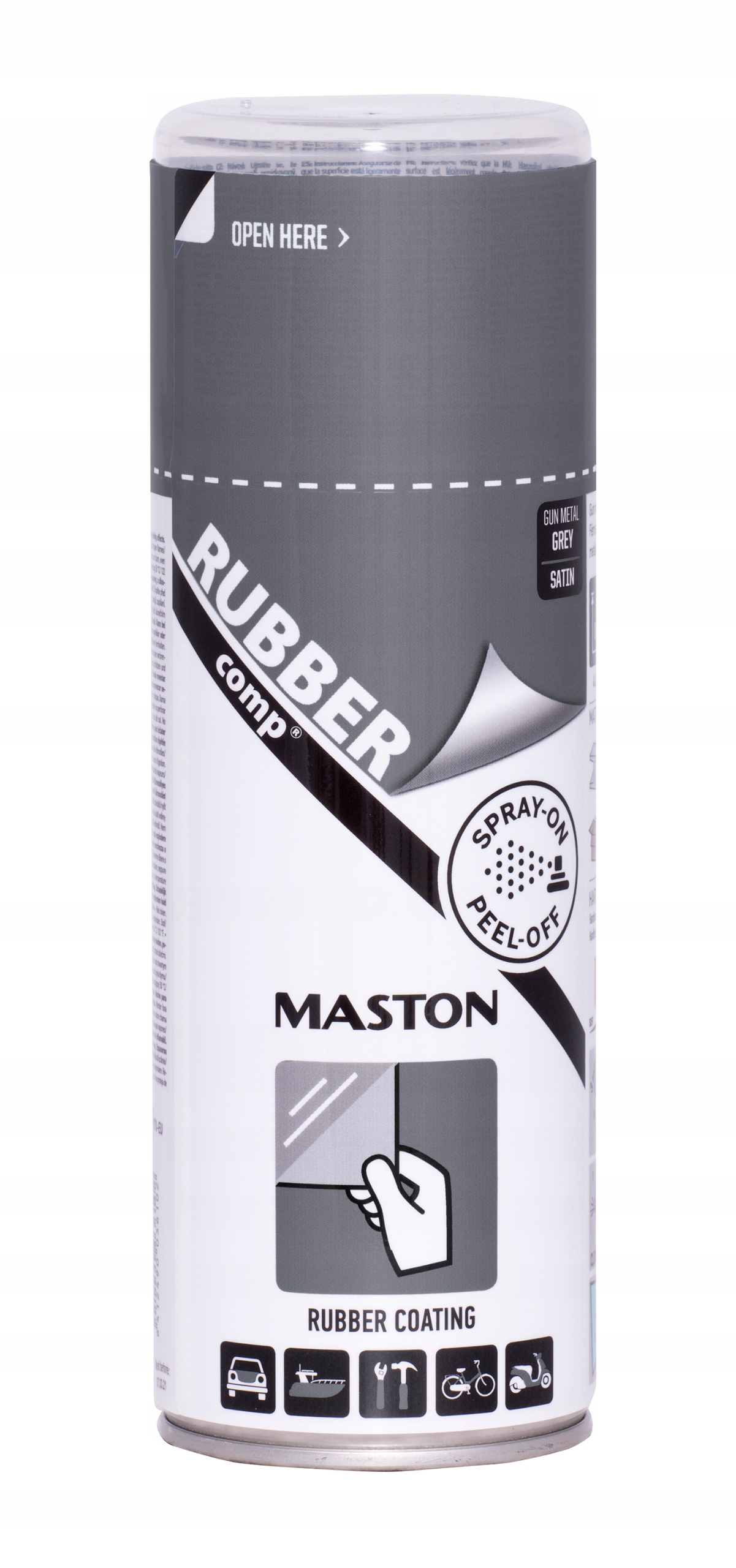 

Maston Rubber Guma W Sprayu Gun Metal Szary 400 ML