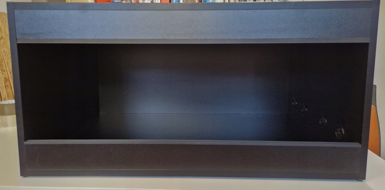 Terárium Nábytková Deska Prázdná 120x50x50 Ježek Želva Bez Aranžování