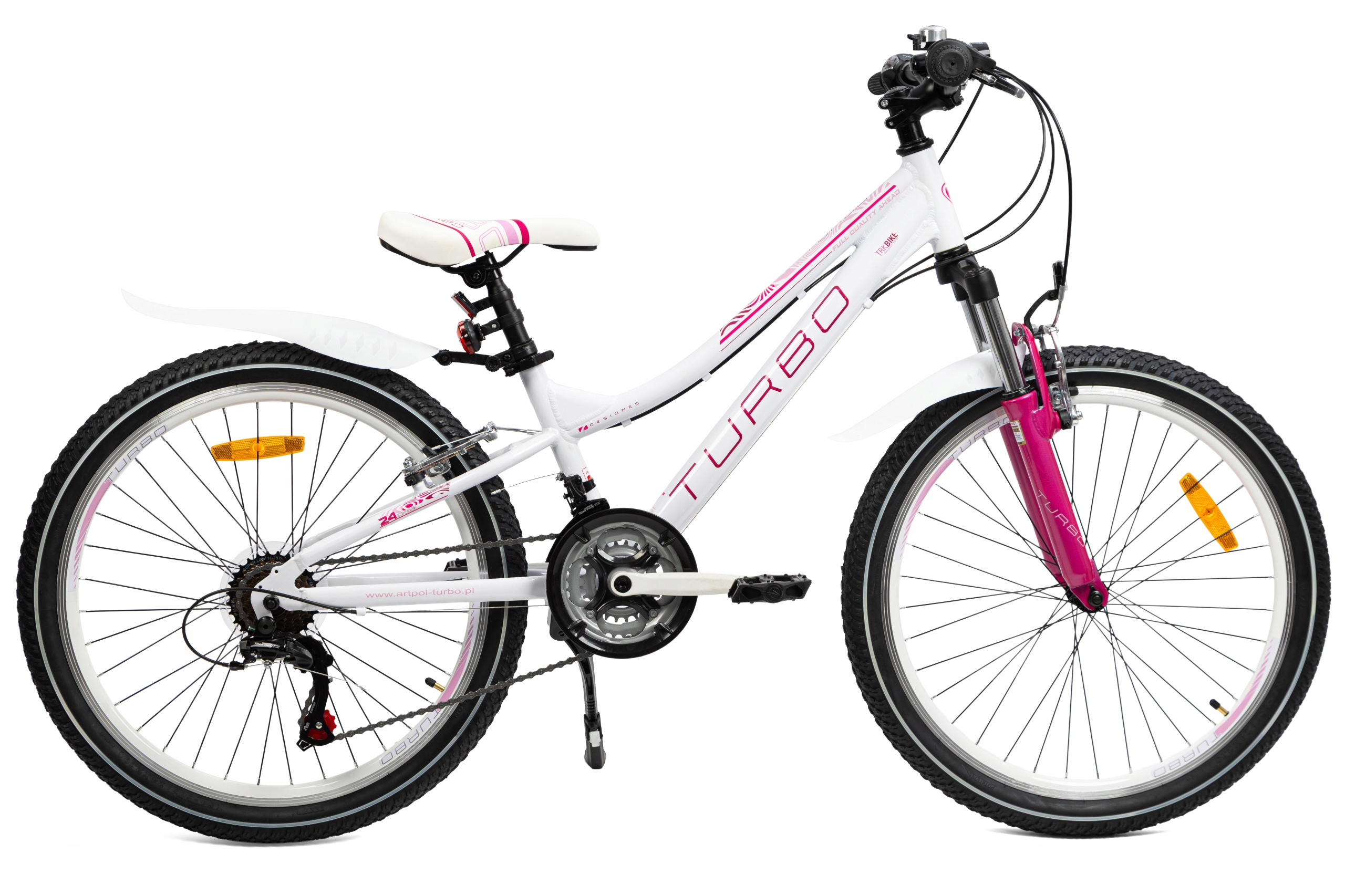 Polski Rower Górski Mtb 24" Shimano 21 Speed Aluminiowy Stopka Na Komunię