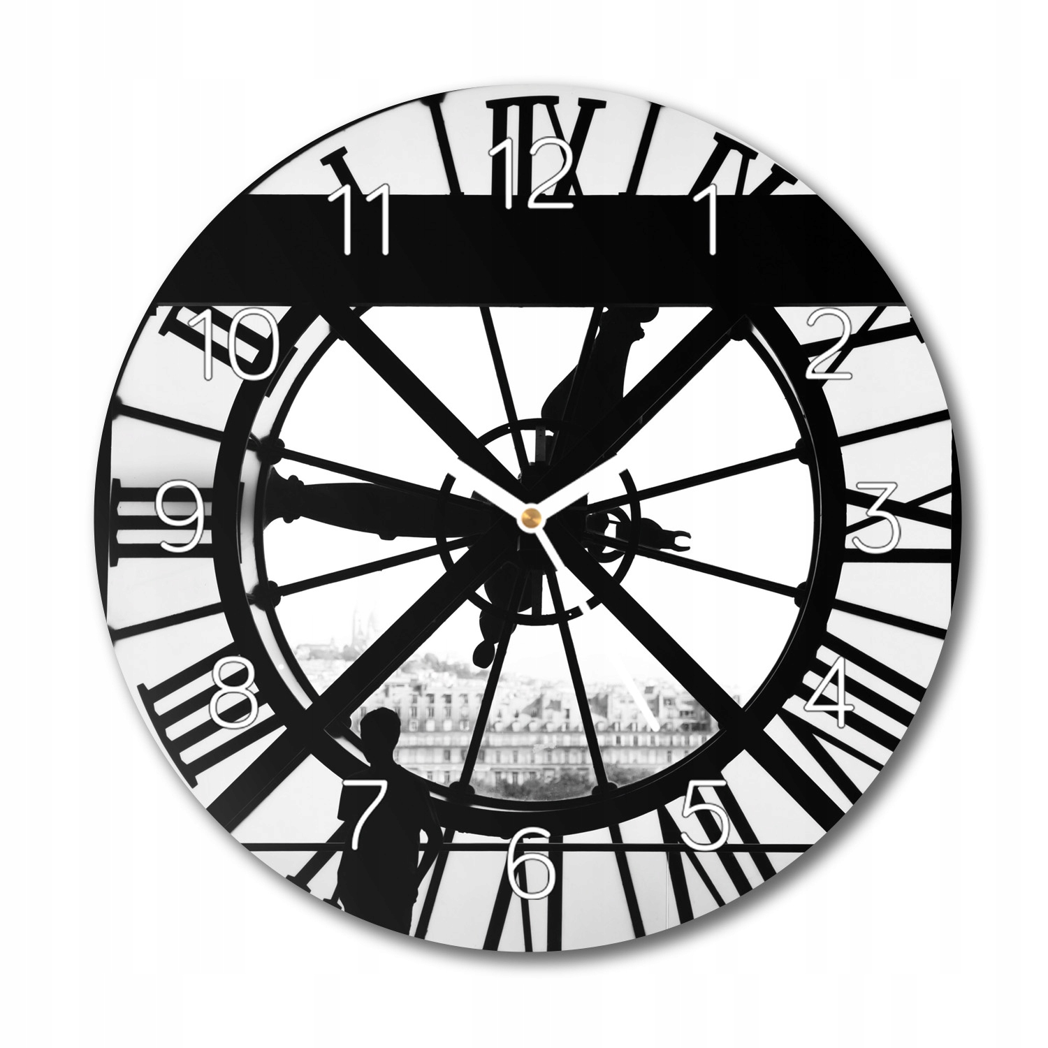 

Zegar muzeum Paryż nowoczesny foto-zegar fi 30