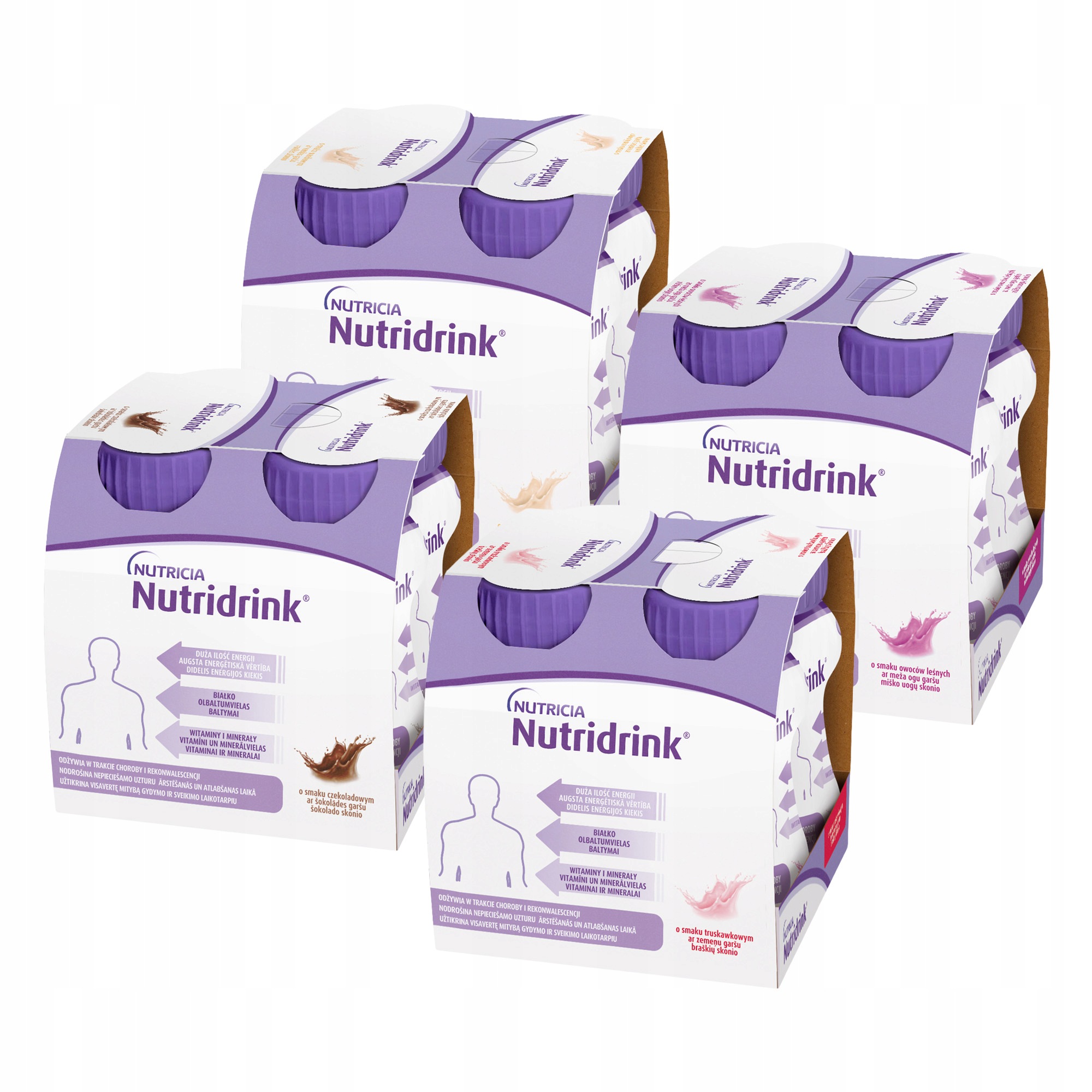 Nutridrink żywność medyczna Różne Smaki Zestaw 16 x 125ml