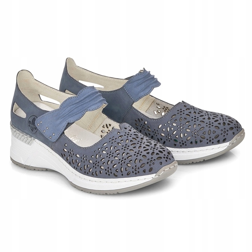 

Sneakersy damskie Rieker N4367-14 Blue R..37 Skóra