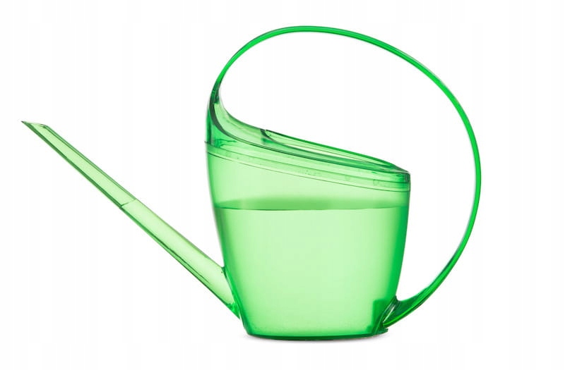 

Zielona transparentna konewka domowa 1,4l