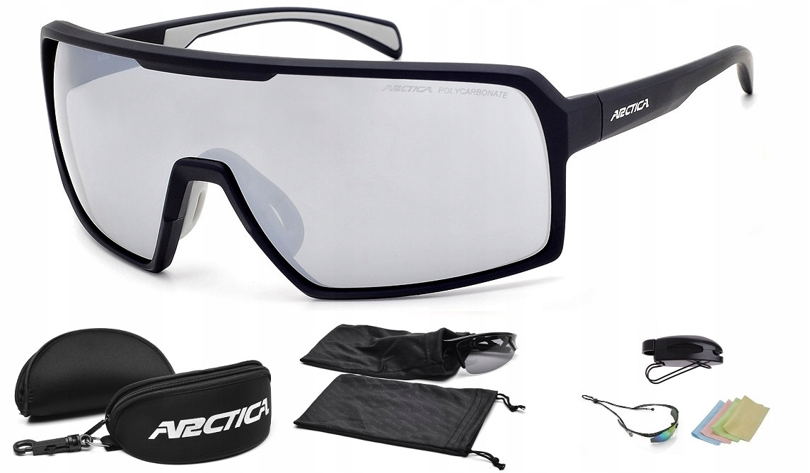 Cyklistické Brýle Arctica S-332 Velké Zrcadlové Sklo Uv Filtry