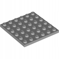 

4You Lego 3958 Płytka 6X6 Jasny Szary