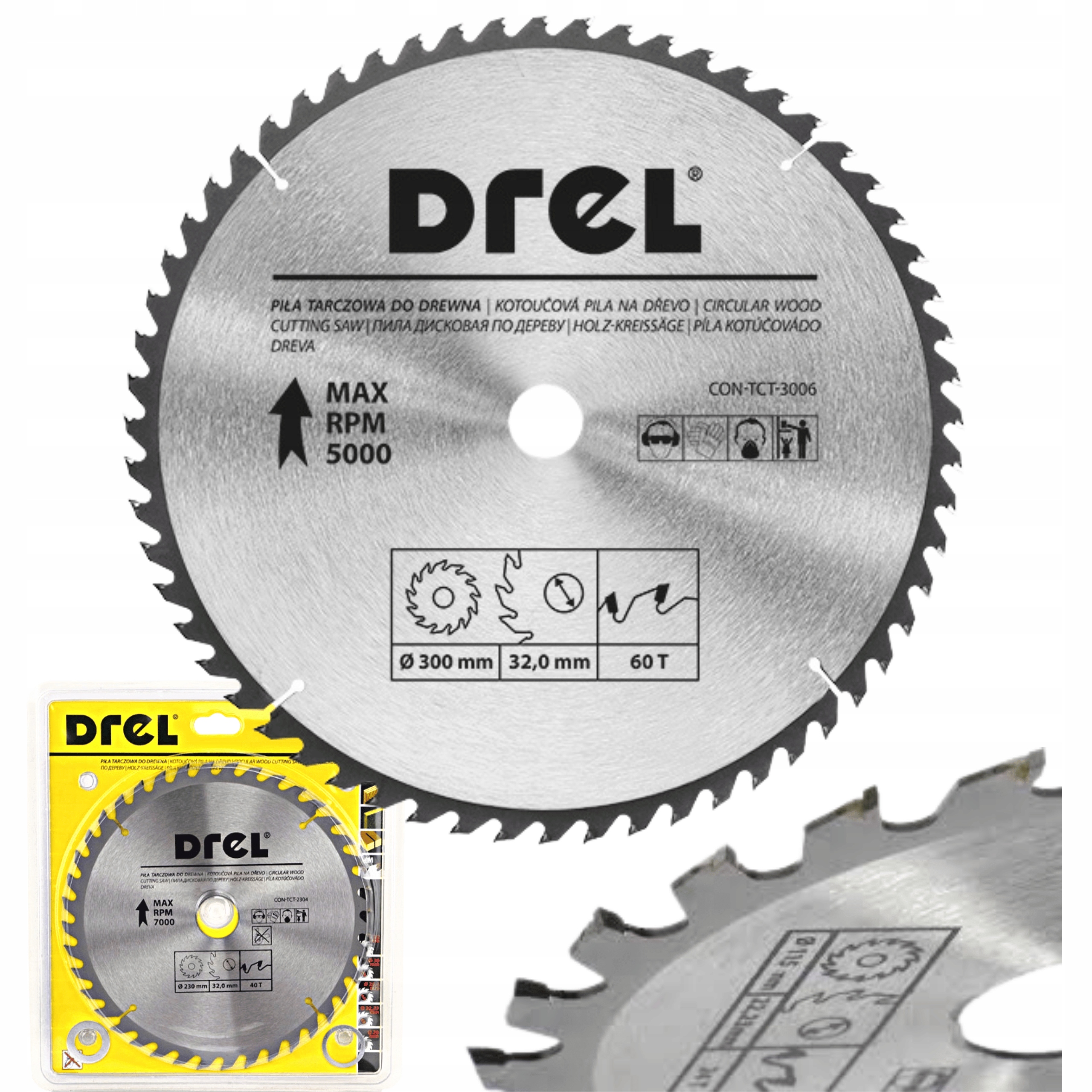 TARCZA DO DREWNA PIŁA WIDIOWA 300 X 32 mm 60T