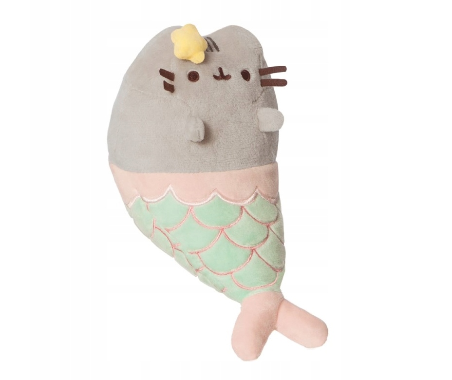 

Pusheen Syrenka z gwiazdką przy uszku 18cm Miętowa