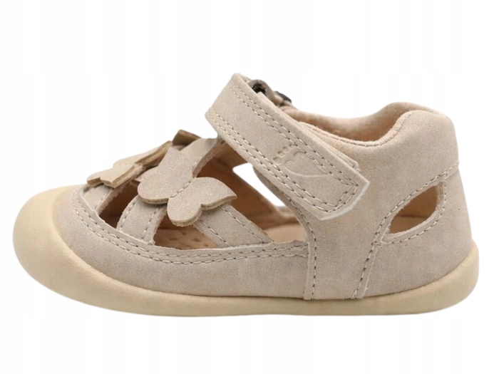 Buciki dr.Bareff Barefoot Dziecięce Butterfly Sparkling White/Beige R.21