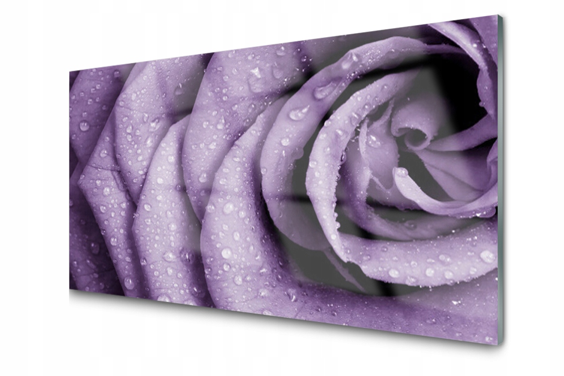 Skleněný panel Dlaždice Růže Květina Rostlina 120x60