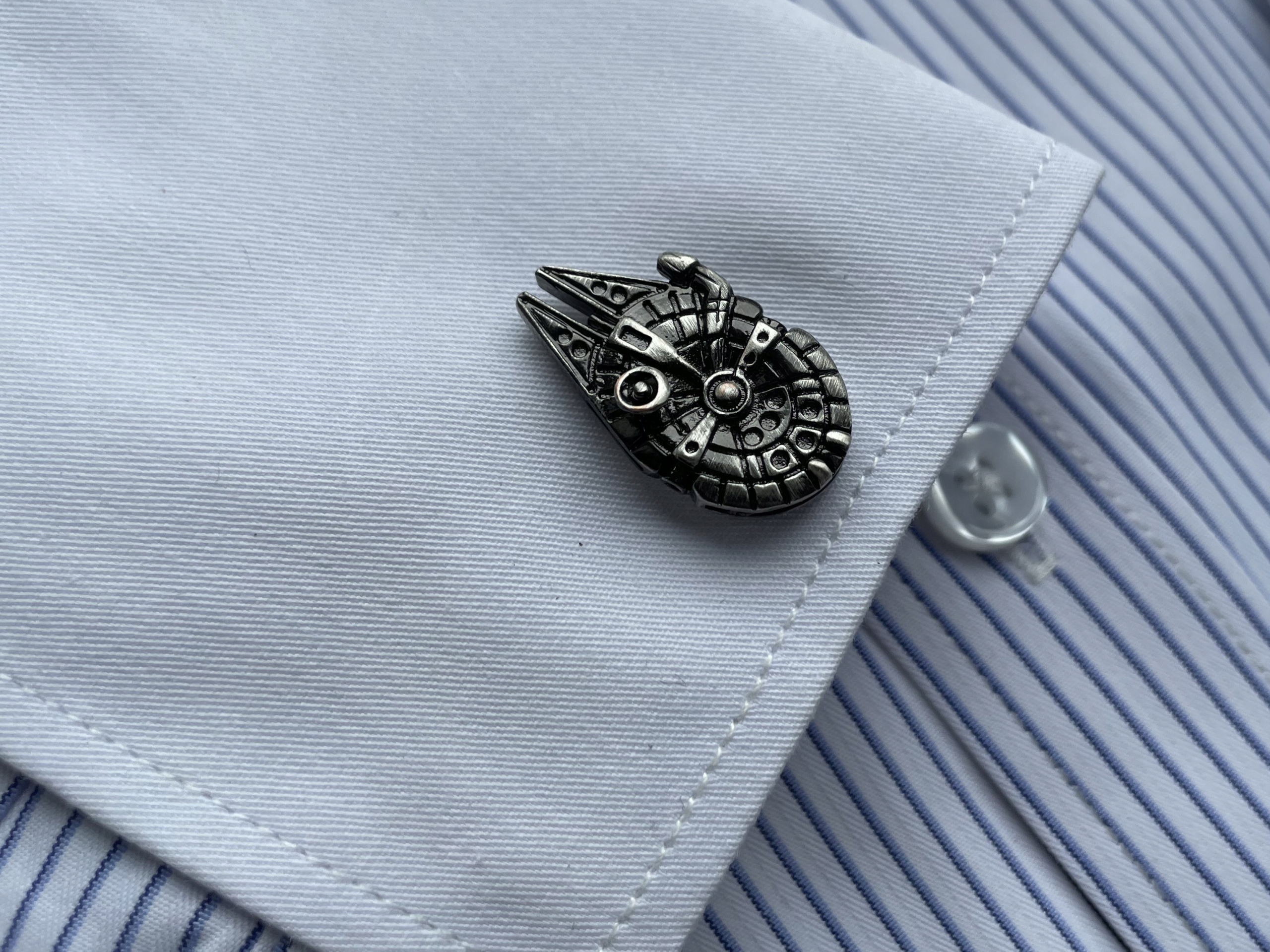 Manžetové knoflíčky Exc Sokol Millennium Star Wars Hvězdné války Oldsilver