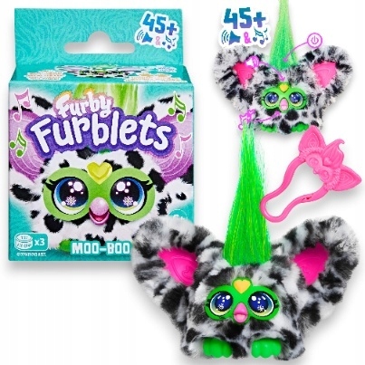Furby FURBLETS Interaktywna Maskotka Moo-Boo Krówka Hasbro G1779 F9703