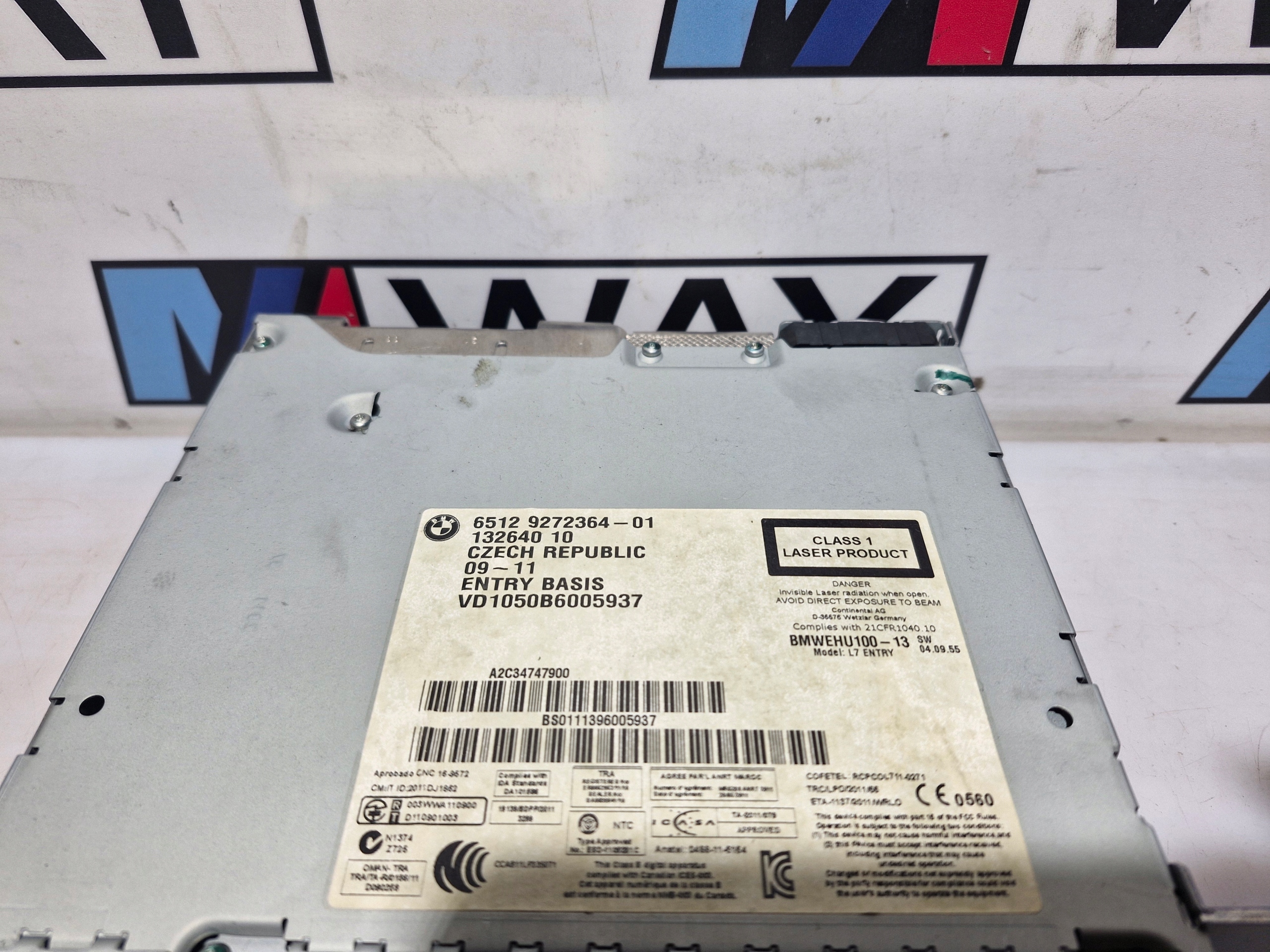 BMW F20 RADIO PROFESSIONAL CD 9272364