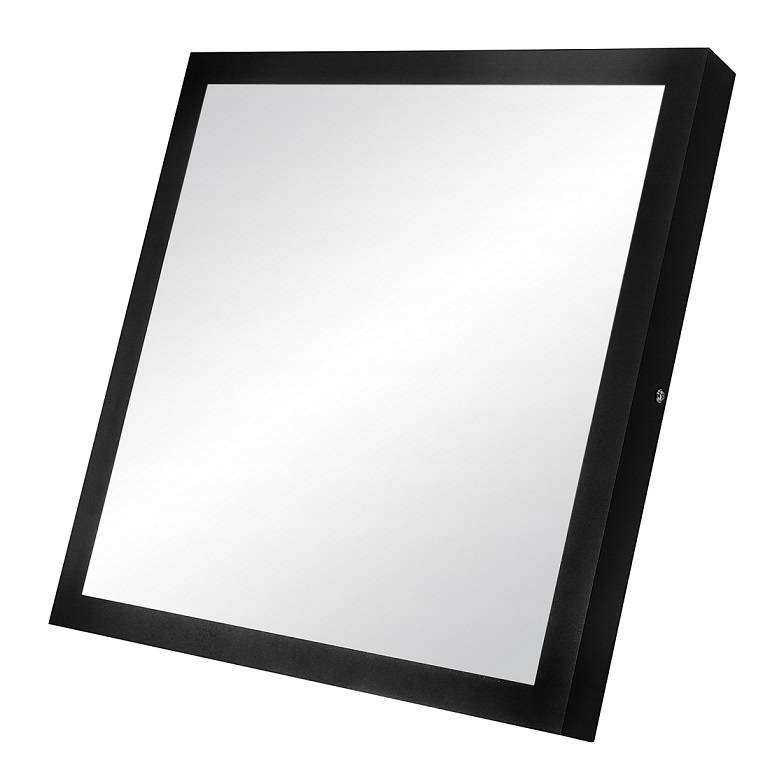 Nástěnný Led panel Černý Stropní Svítidlo Strop Čtverec 40x40 36W Barva 4000K