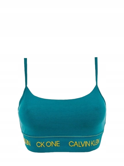 Calvin Klein Měkká Bavlněná Podprsenka Ck One Modrá M Nmb