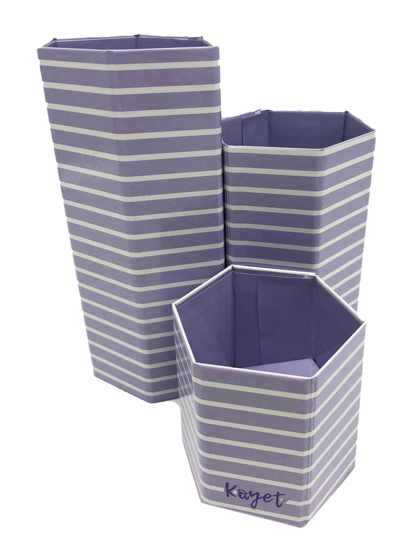 SKŁADANY ORGANIZER na biurko 3 pojemniki