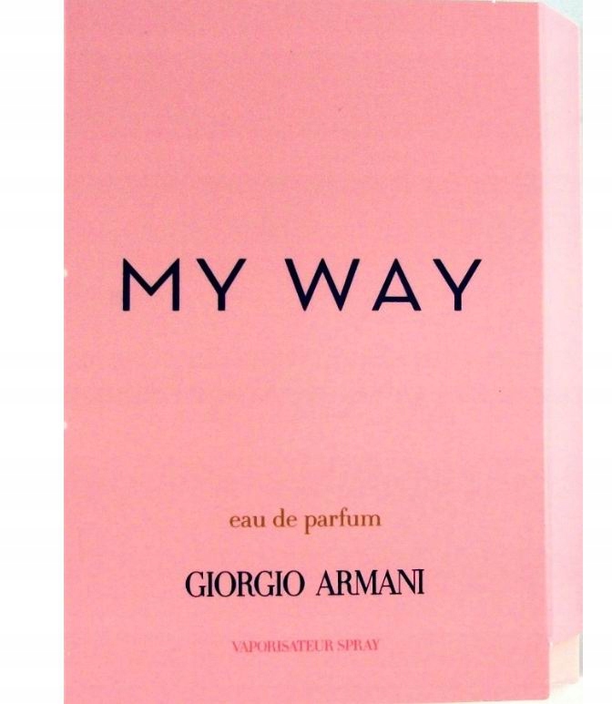 

Giorgio Armani My Way Woda perfumowana 1,2ml.