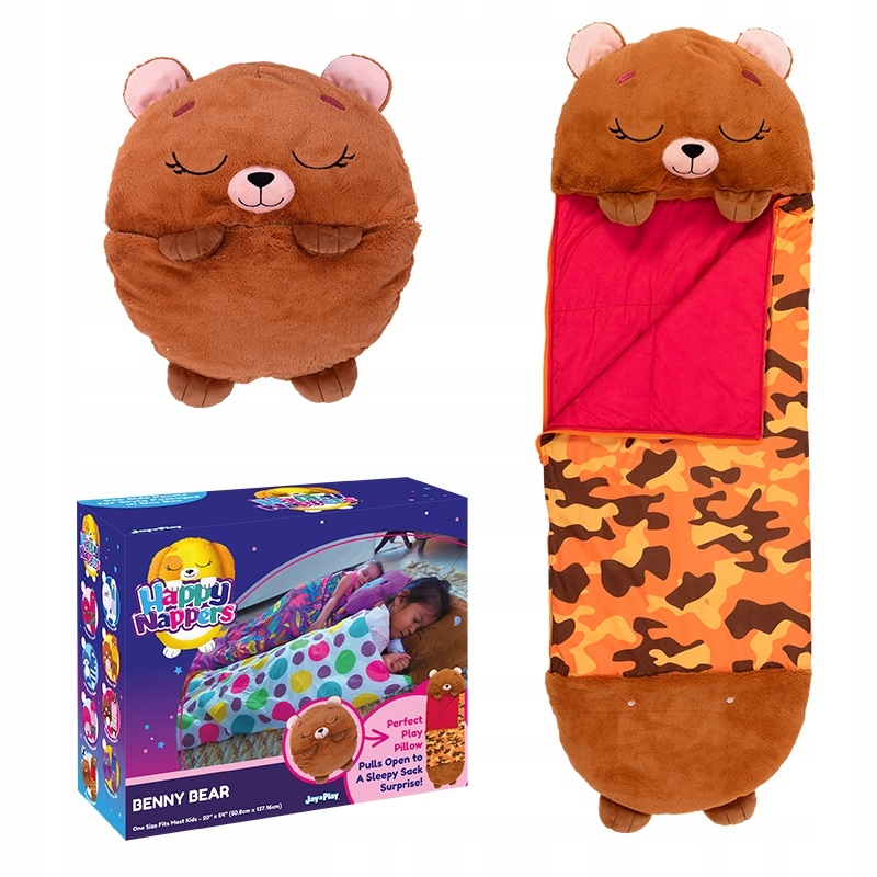 

Śpiworki Happy Nappers Banny brazowy miś HNS7114