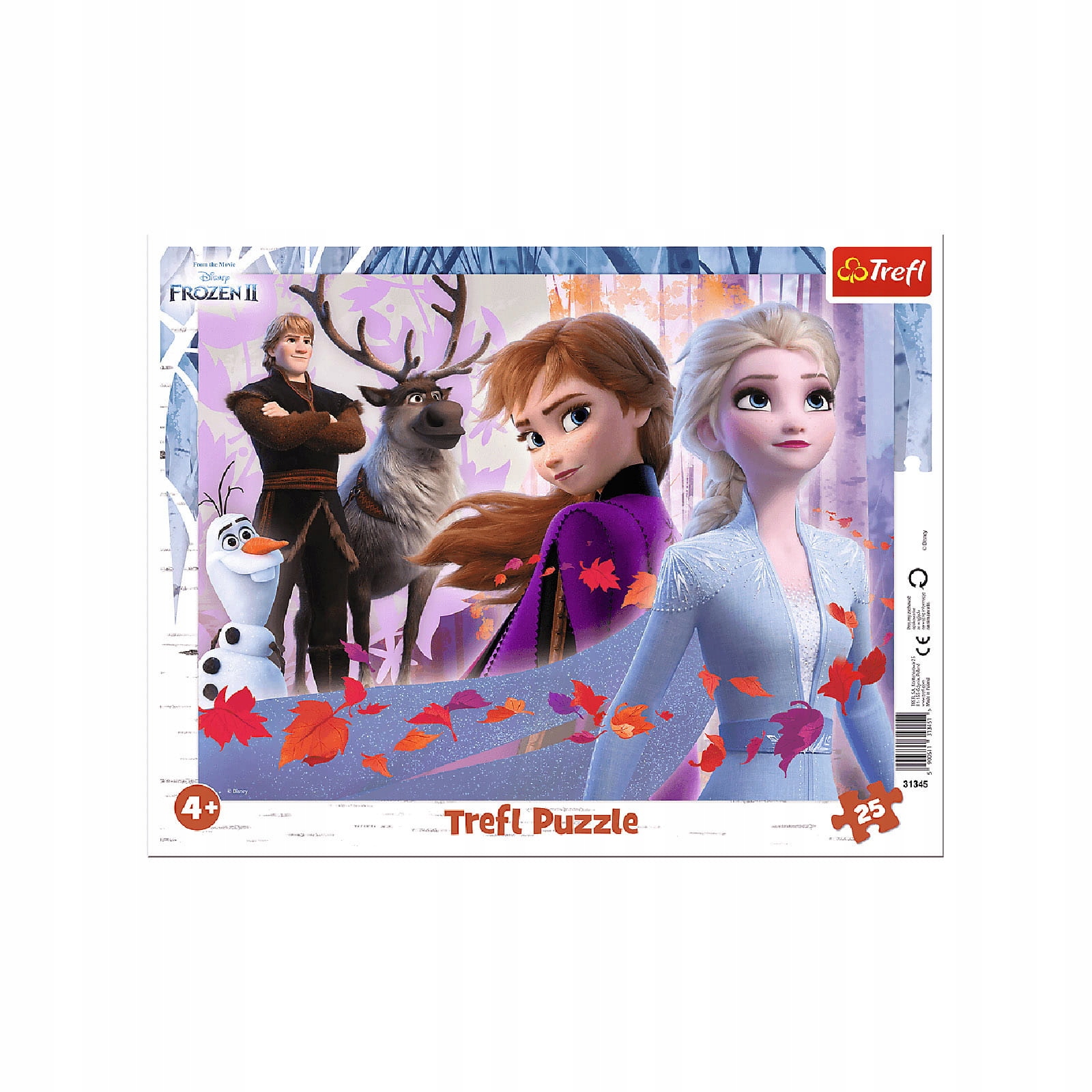 

Trefl Puzzle ramkowe 25el.-Przygody w Krainie Lodu