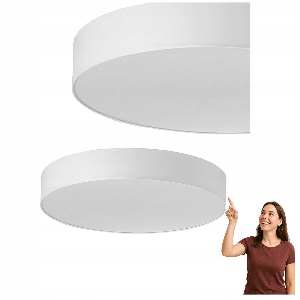 Stropná lampa Rondo White 780 2443 Tk Lighting