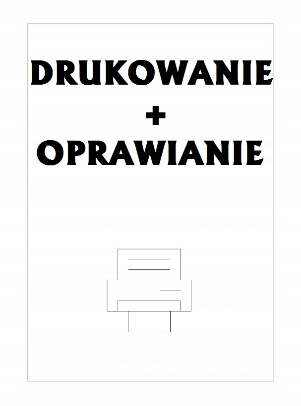 

Druk do okładek kanałowych do 90 stron