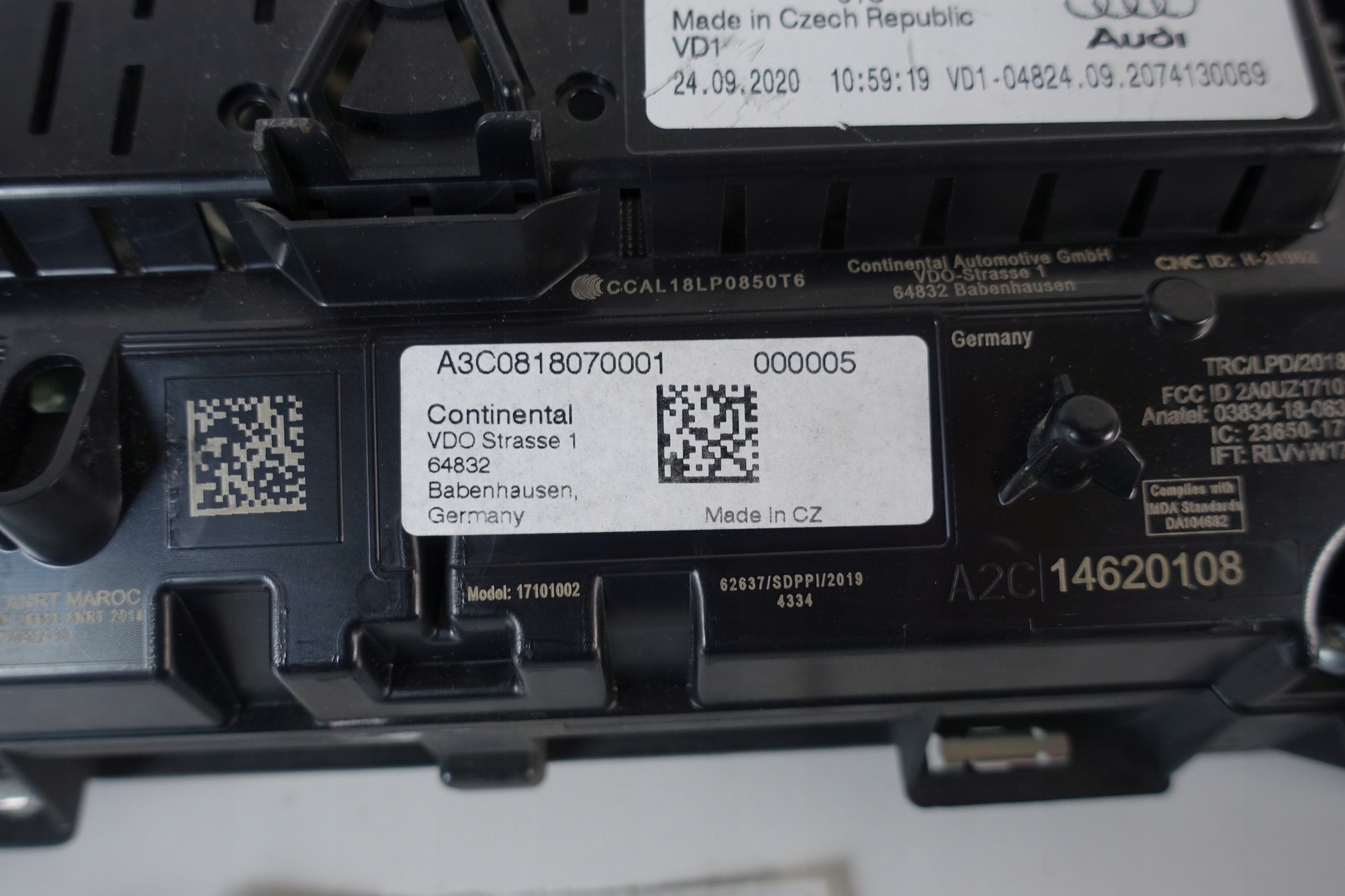 budíky VIRTUAL budiky LCD AUDI A1 82A 82A920700D