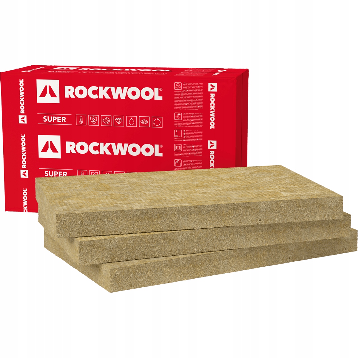 Welna skalna dachowa Rockwool SUPERROCK 5cm (Superrock) • Cena, Opinie ...