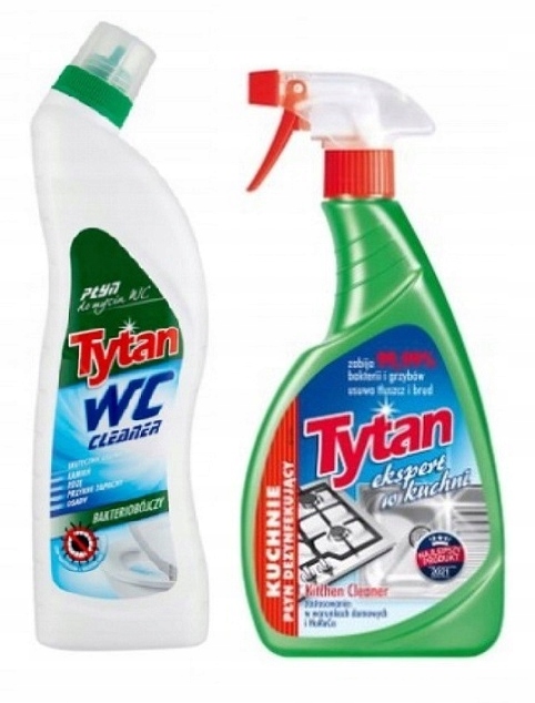 

Tytan Zestaw Spray do Kuchni 0,5l płyn do Wc 700ml