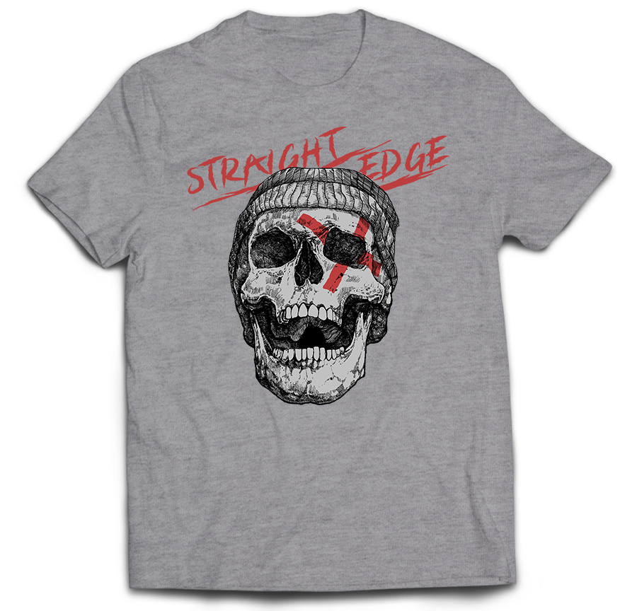 

Straight edge Czaszka Skull Subkultura Punk M