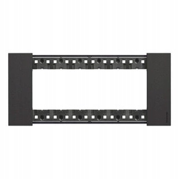 Living Now Rámeček 6M Černý Bticino KA4806KG