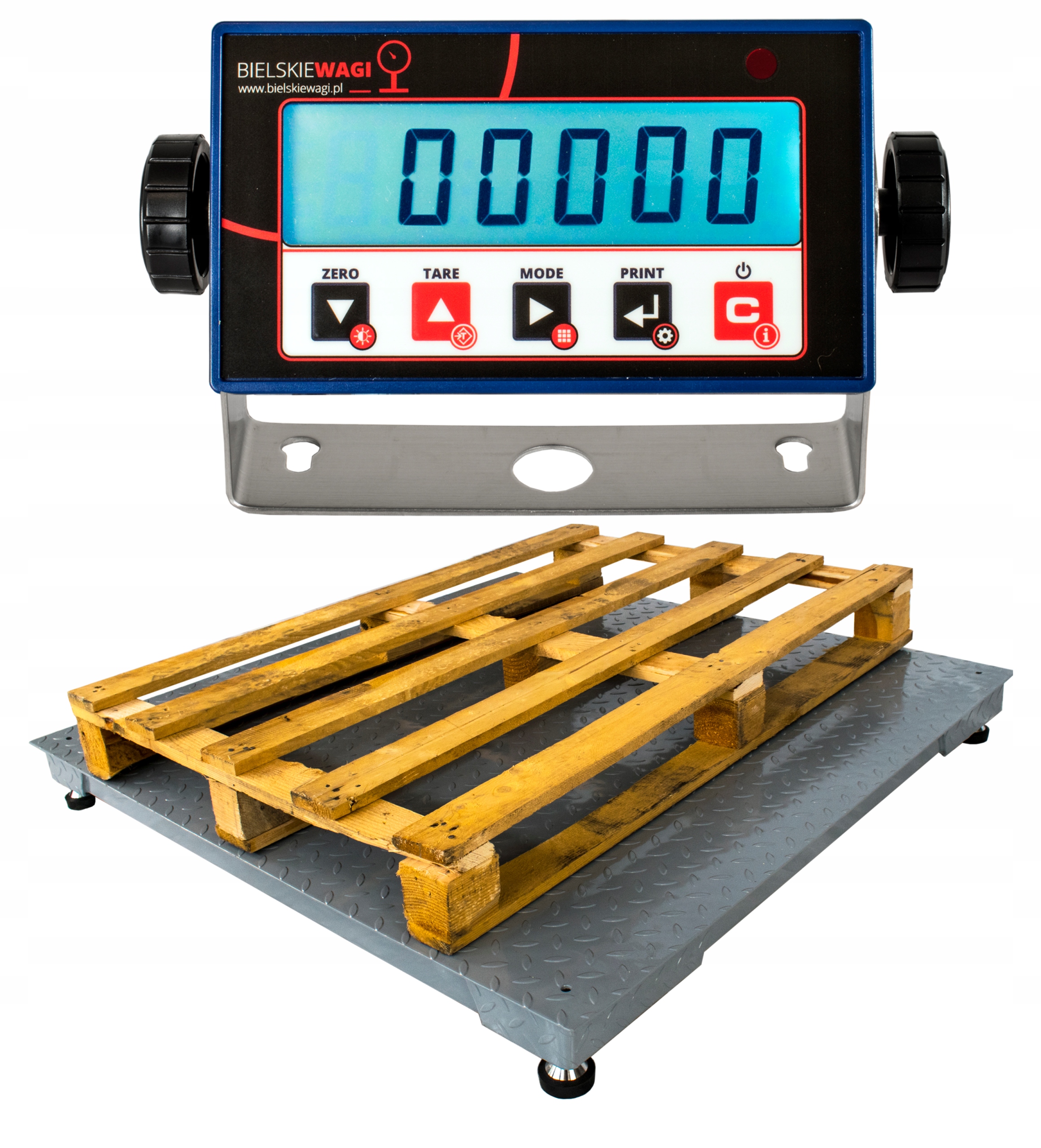 Paletová Váha Skladová Velká Big Bagi 3000kg Pevná 1,2x1,5T Legalizace