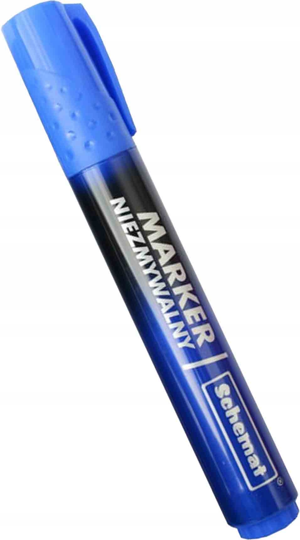 

Marker Niezmywalny Orągły Schemat Niebieski 3459