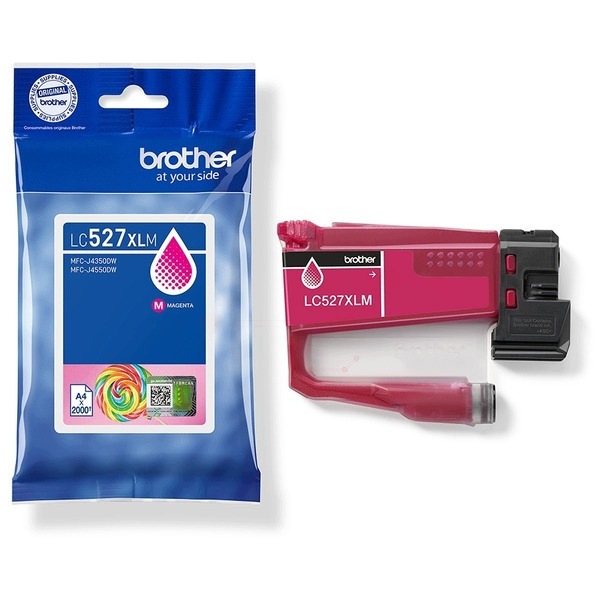 Tusz Brother LC527XLM czerwony (magenta)