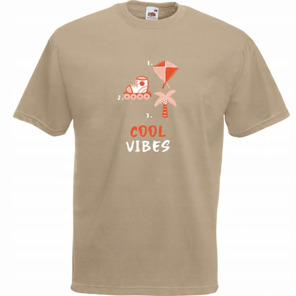 

Koszulka cool vibes rolki palmy XXL khaki