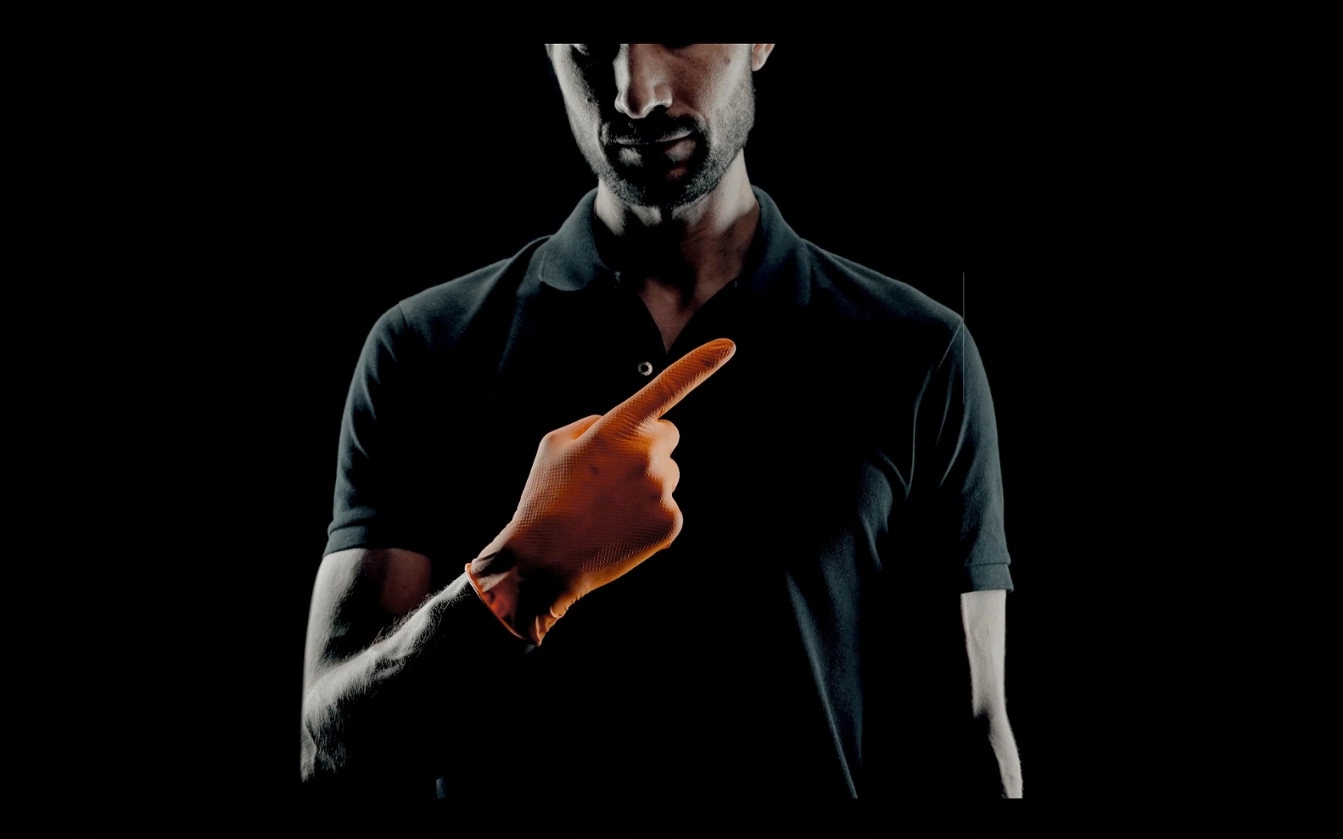 RĘKAWICZKI NITRYLOWE WARSZTATOWE GRIPPAZ L 50szt. Rozmiar 9 - L