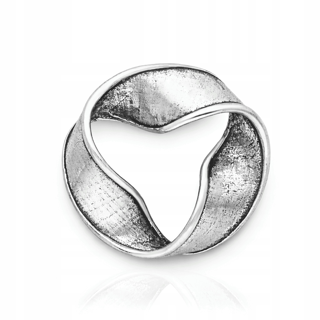 Stříbrný přívěsek 925 oxidovaný, kulatý, elegantní, dámský