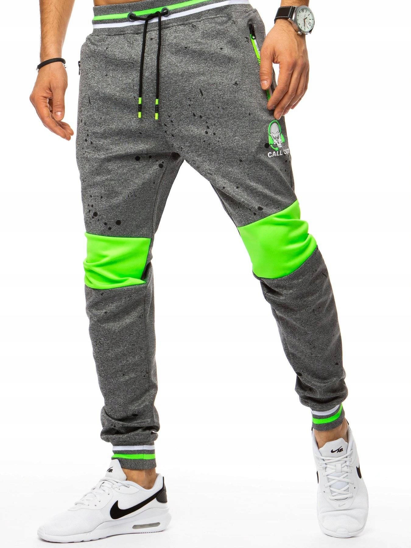 

Męskie Spodnie Dresowe Joggery ux3079 - XL