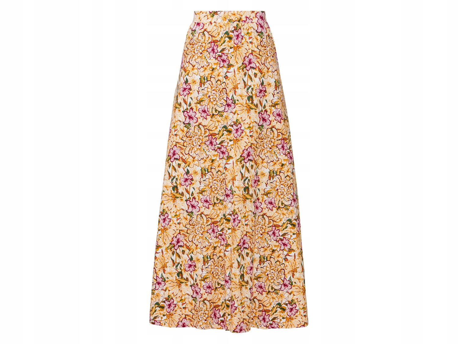 

Spódnica damska maxi, wiskoza, w kwiaty, M