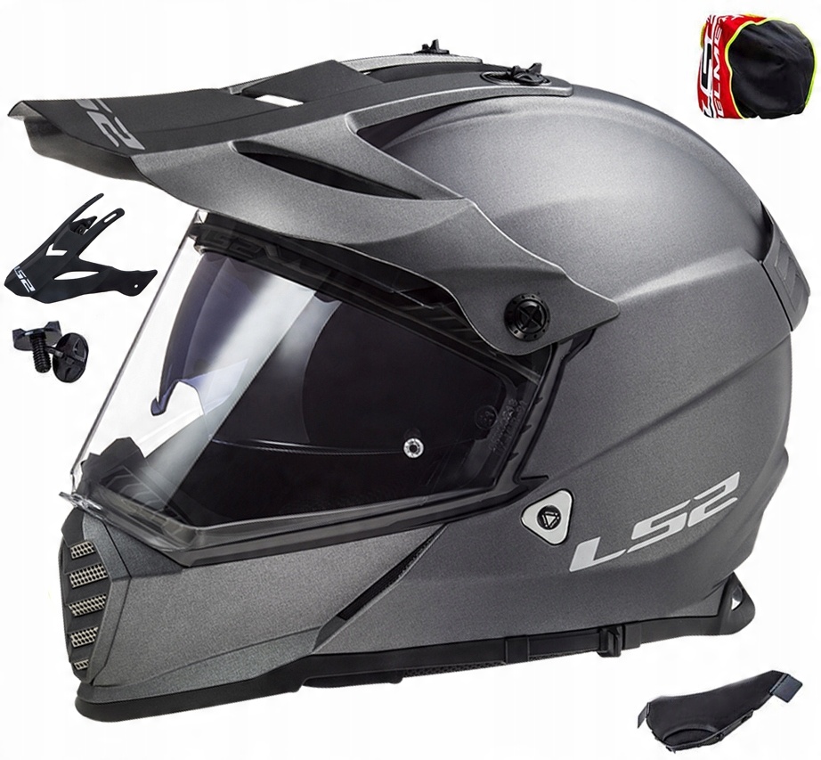 

Kask Motocyklowy LS2 MX436 Pioneer Evo Titan Mat L