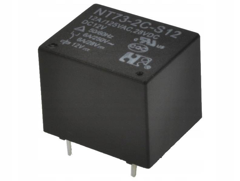 

Przekaźnik elektromagnetyczny 12V 12A/125V 12A/28V