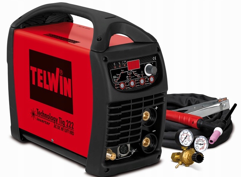 SPAWARKA TELWIN 852054 TIG TECHNOLOGY T.222 XT AC/DC 230V+ACC Marka Telwin