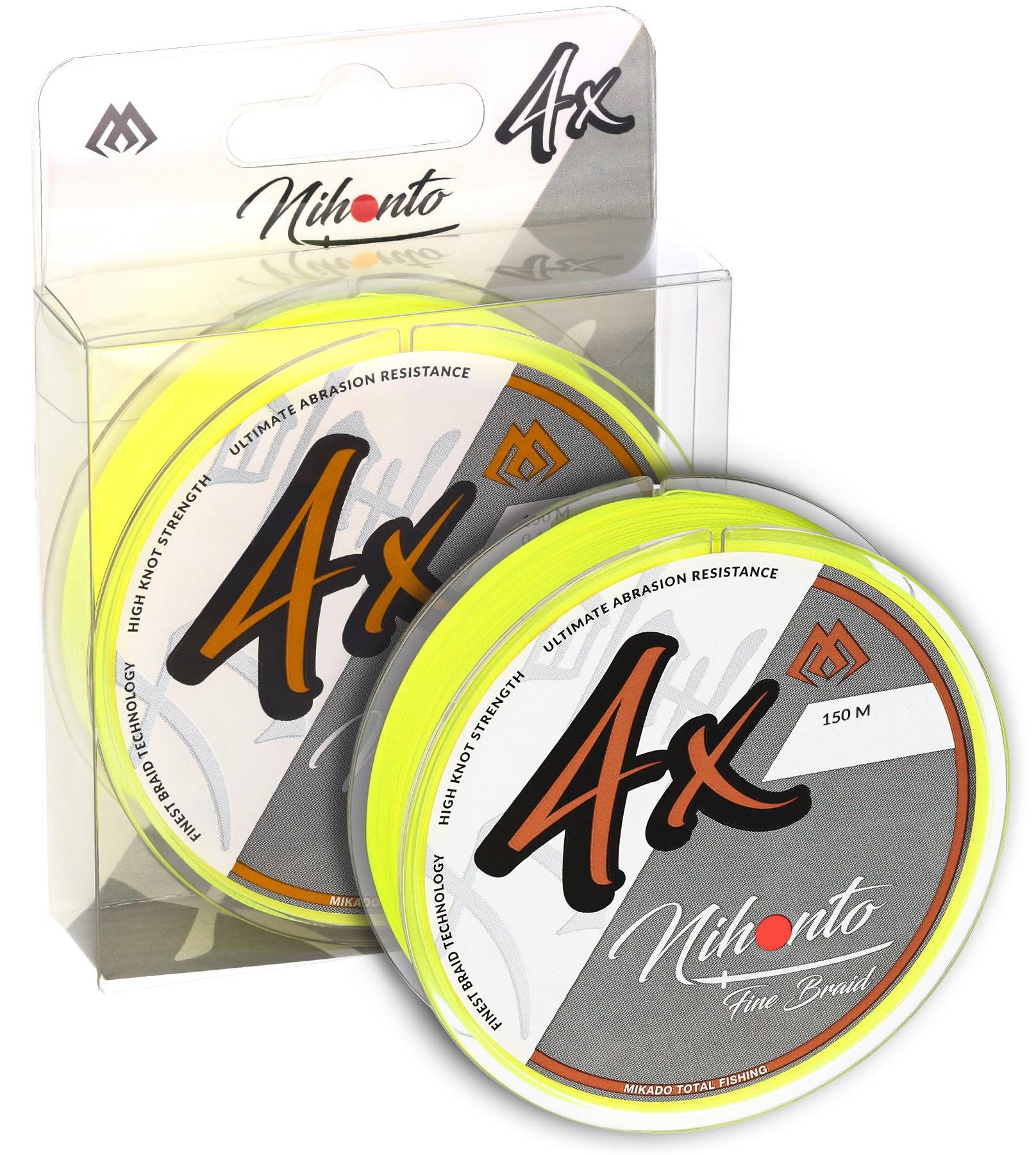 Plecionka Mikado Nihonto Fine Braid 150m Fluo 0,10 Średnica (mm): 0.10
