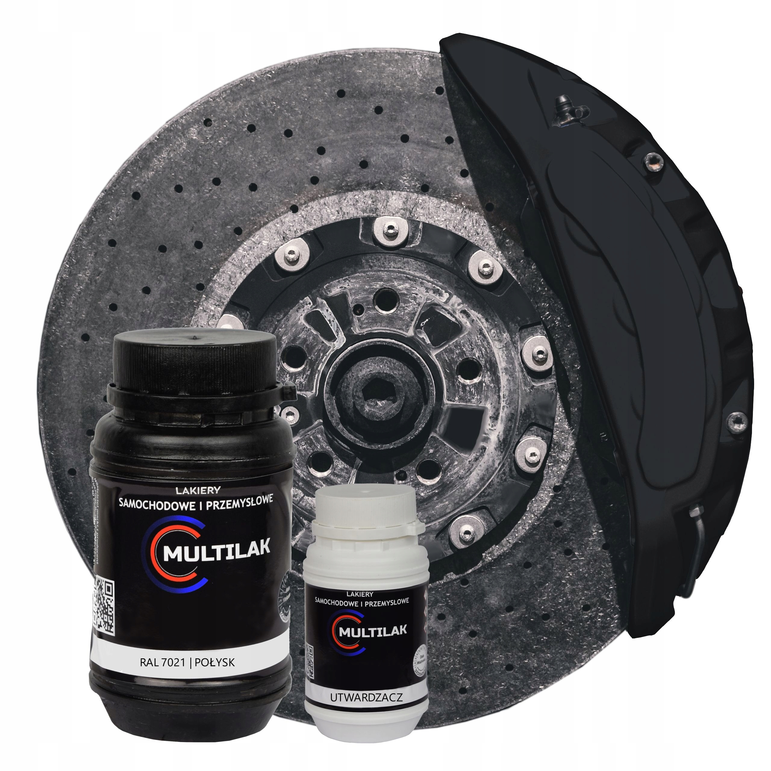 Lakier do zacisków hamulcowych Ral 7021 połysk