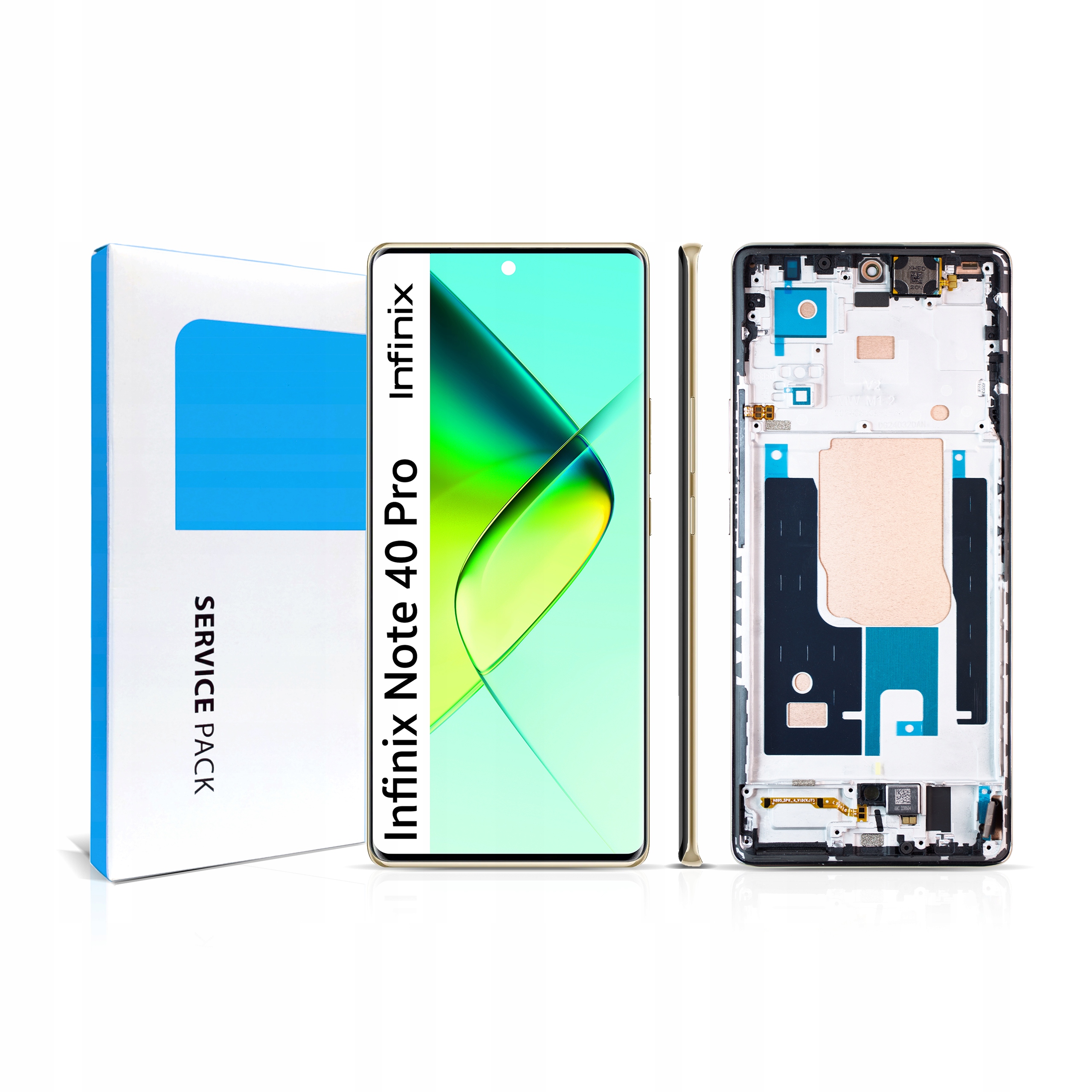 Displej s rámčekom pre Note 40 Pro 4G Originál Zila Display Panel LCD