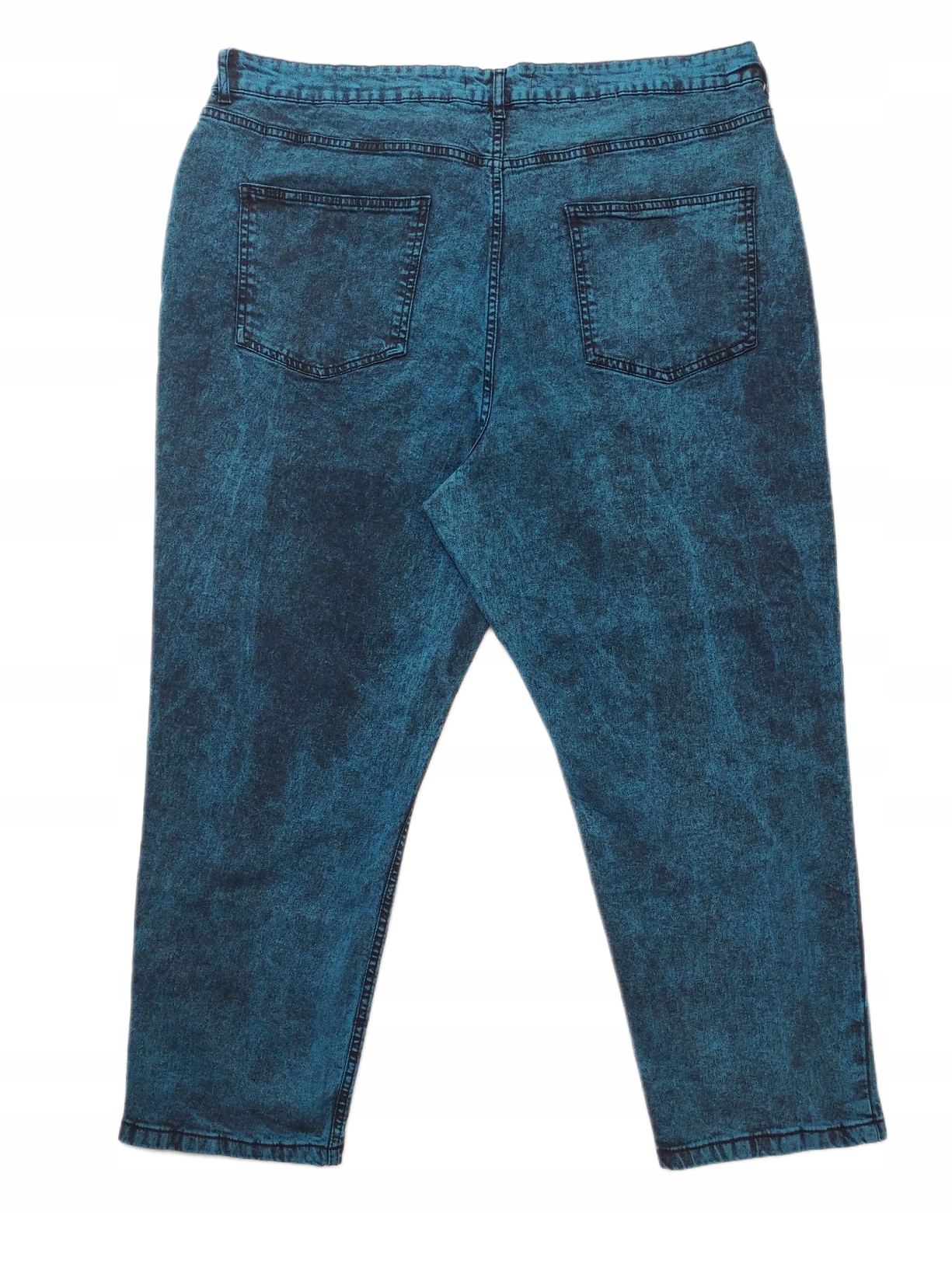 spodnie mom jeans elast ze streczem marmurek 54 Marka Yours Clothing