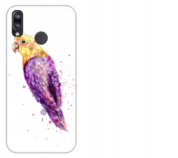 

Etui pokrowiec Huawei P20 Lite Ptak papuga akwarel
