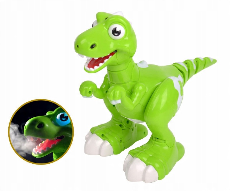 

Dinozaur Interaktywny Zdalnie Sterowany Zieje Parą