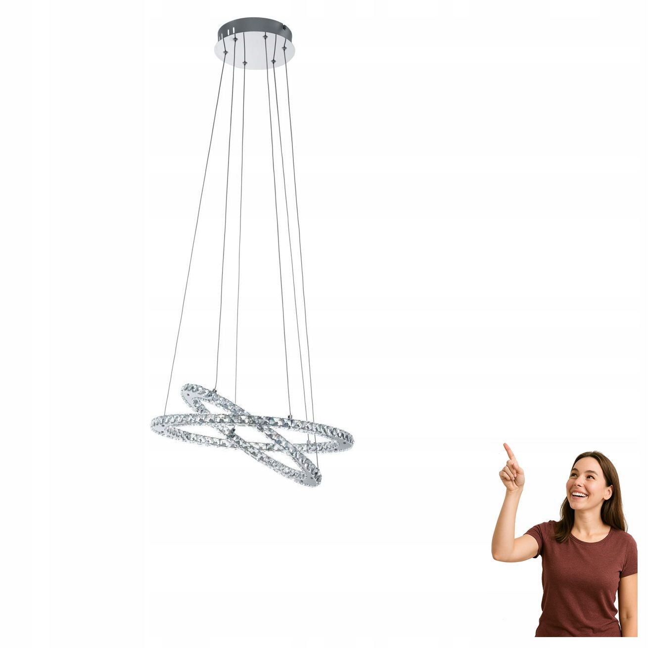 Závesná Led lampa 29W Varrazo 31667 Eglo