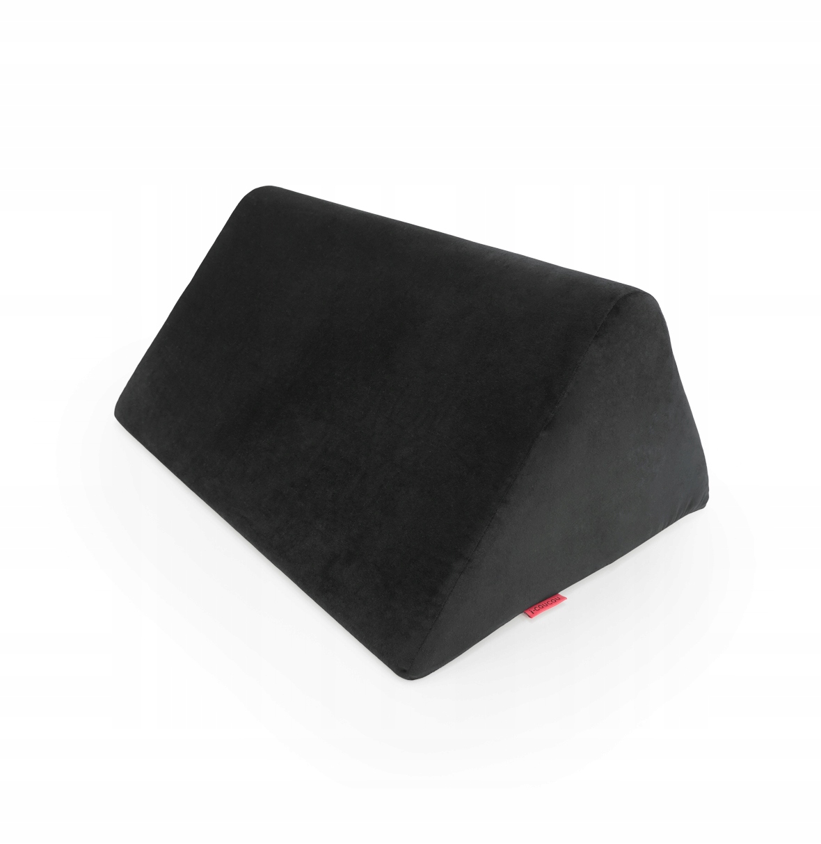 Poduszka Klin Kosmetyczna Welurowa Makijażu Przedłużania Rzęs Czarna