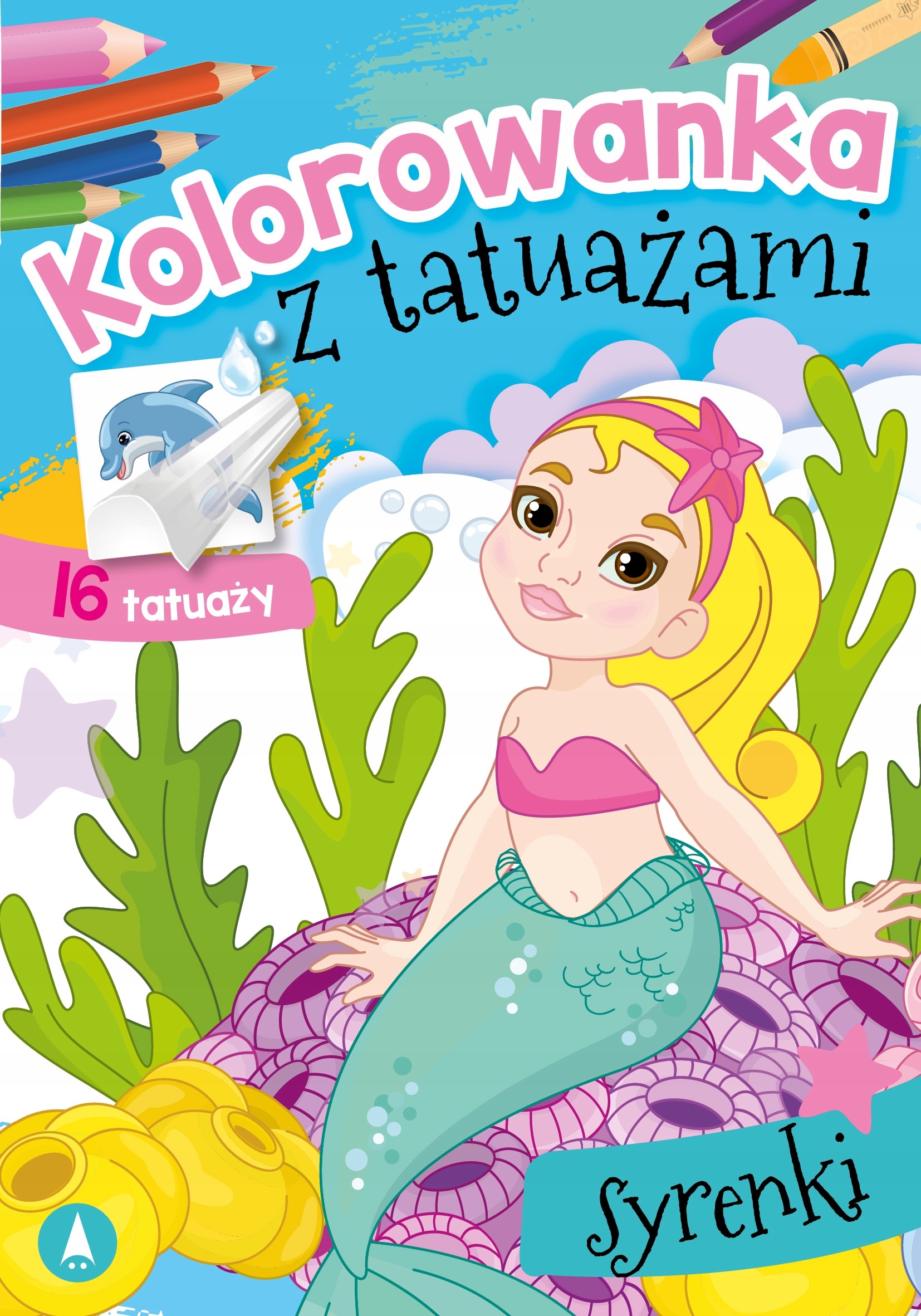 

Kolorowanka z tatuażami Syrenki 16 Tatuaży