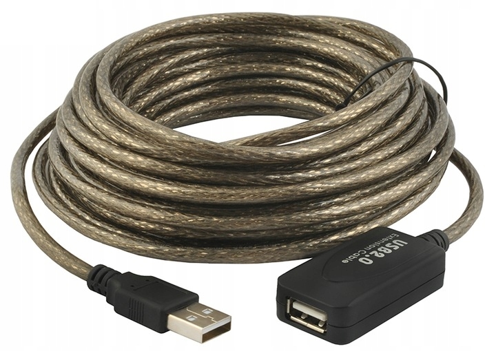 Przedłużka Przedłużacz Usb 15m Kabel Aktywny 2.0 Marka USB